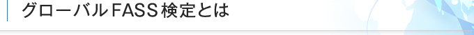 グローバルFASS検定とは